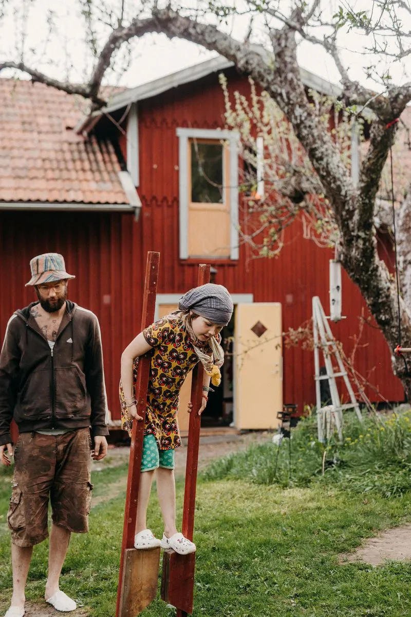 barn på styltor
